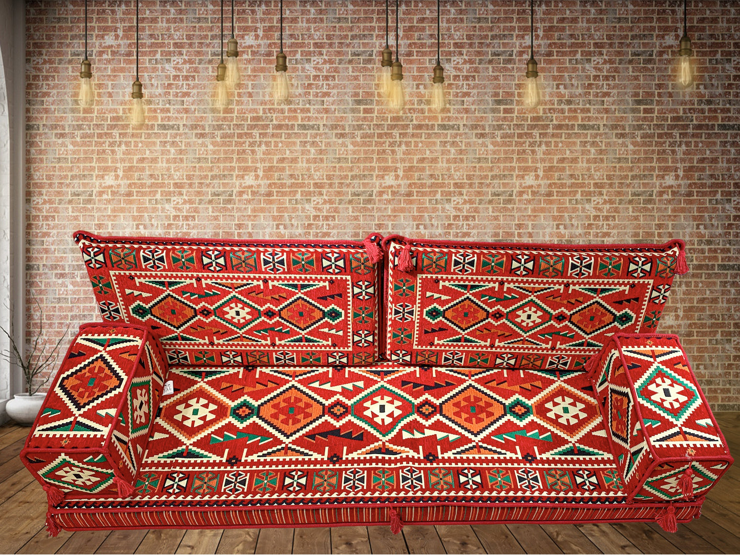 Arabic Majlis Sofa (Bed 10cm) Ottoman Floor Seating-almanaar Islamic Store