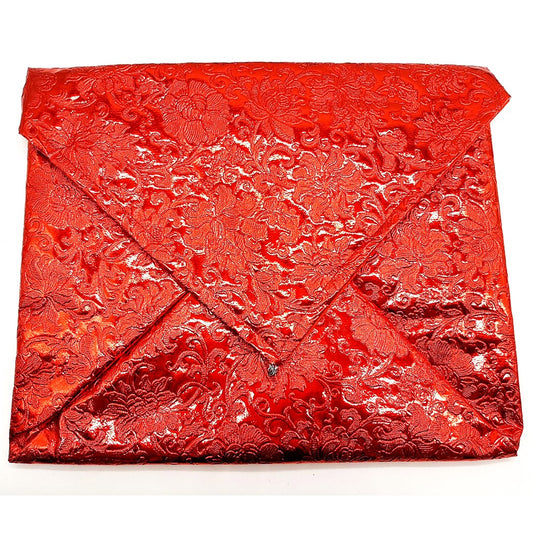 Red Flower Quran Cover/ Wrap Envelope For Quran-almanaar Islamic Store