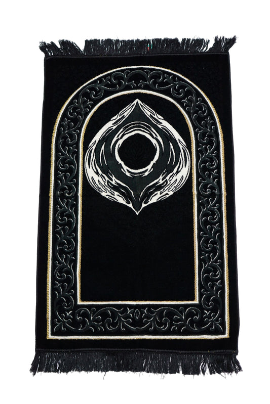 Turkish Luxury Kaaba Stone Prayer Mat - Super Soft