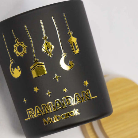 Ramadan Mubarak Scented Candle - almanaar Islamic Store