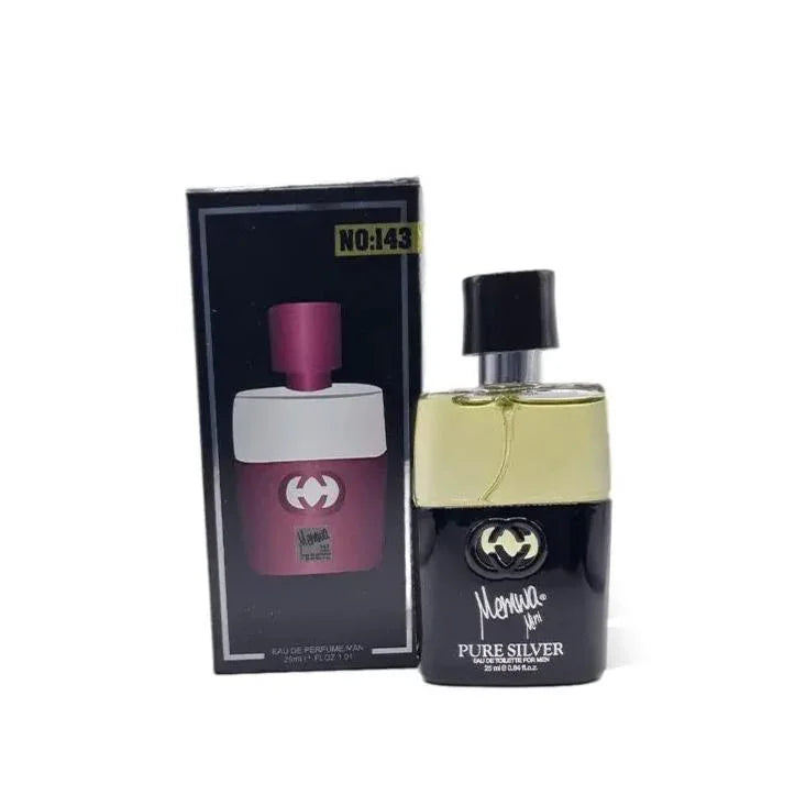 143 Memwa Mini Pure Silver Eau De Perfume 25ml by Gulf Orchid - almanaar Islamic Store