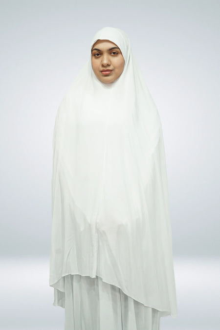 Hajj & Umrah Abaya White - almanaar Islamic Store