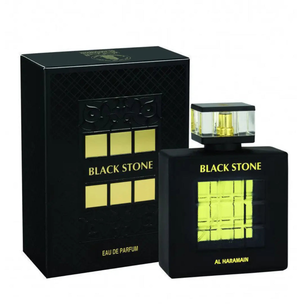 Black Stone Eau de Parfum 100ml Al Haramain - almanaar Islamic Store