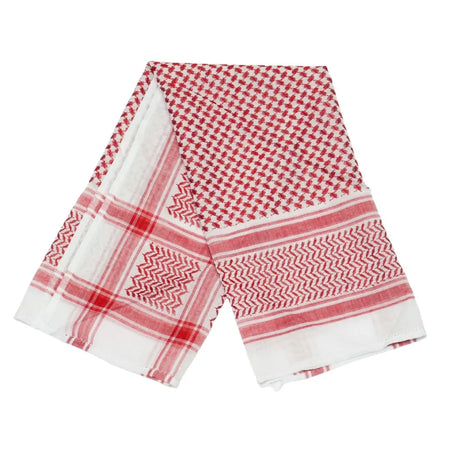 Arab Premium Shemagh Kids Scarf Red & White - almanaar Islamic Store