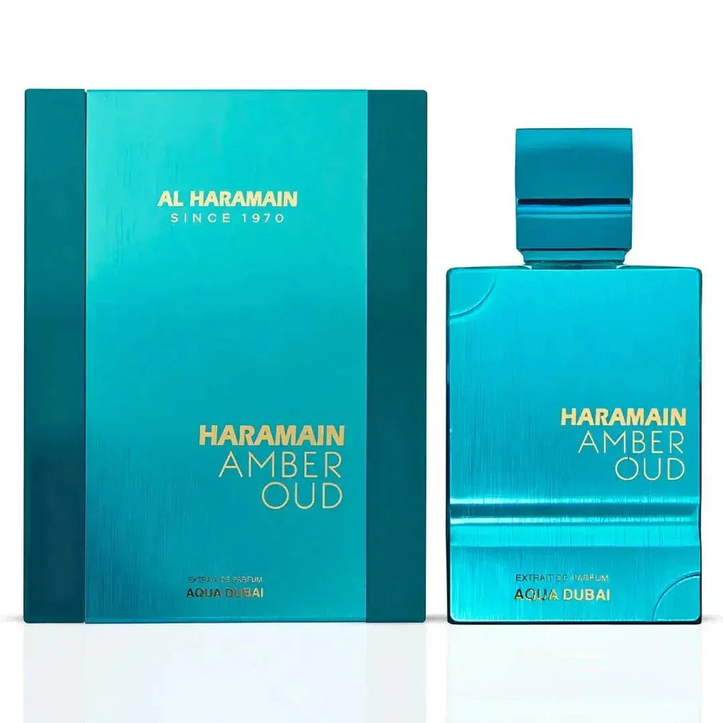 Amber Oud Aqua Dubai Extrait De Parfum 75ml by Al Haramain - almanaar Islamic Store