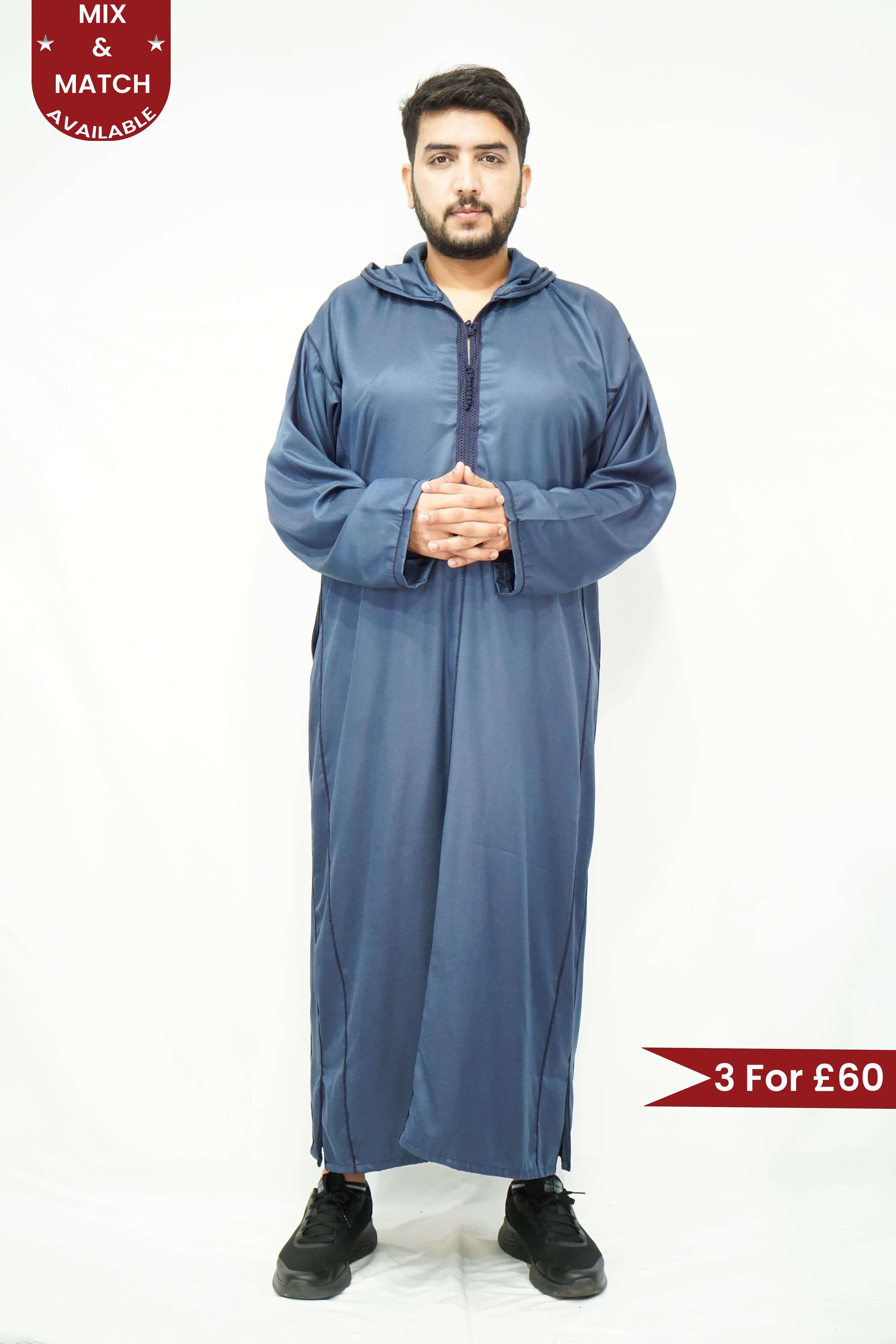 Moroccan Gabardine Jalaba - almanaar Islamic Store