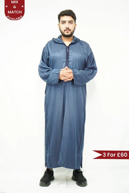 Moroccan Gabardine Jalaba - almanaar Islamic Store