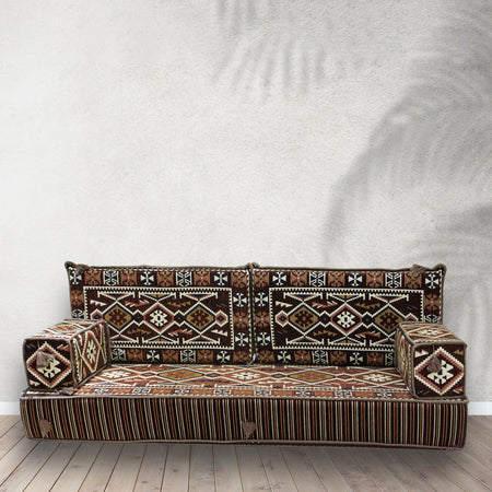 Arabic Majlis Sofa (Bed 10cm) Ottoman Floor Seating - almanaar Islamic Store