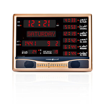 Al Harameen Large Digital Azan Clock HA-4005