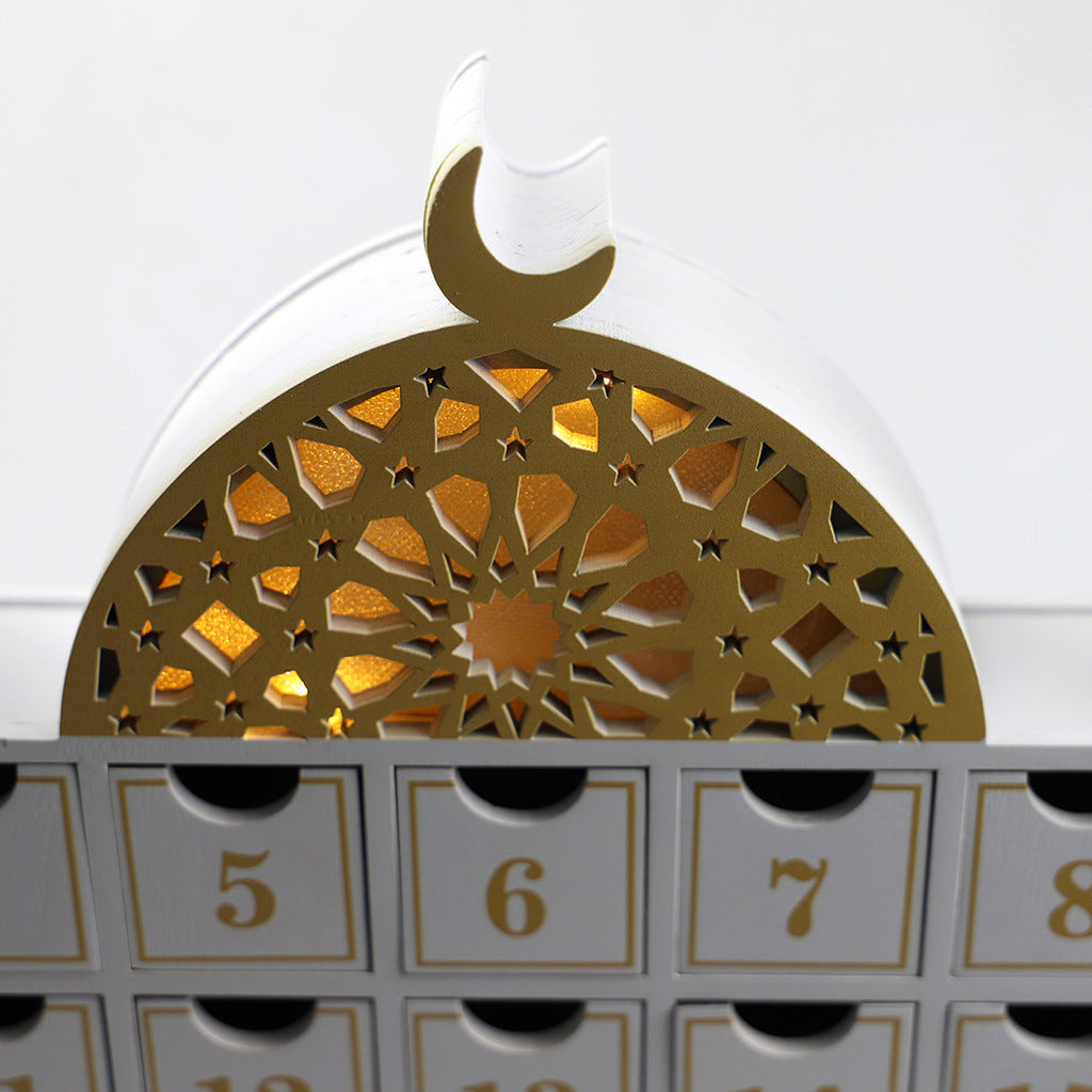 Ramadan Wooden Calendar – 30-Day Countdown - almanaar Islamic Store