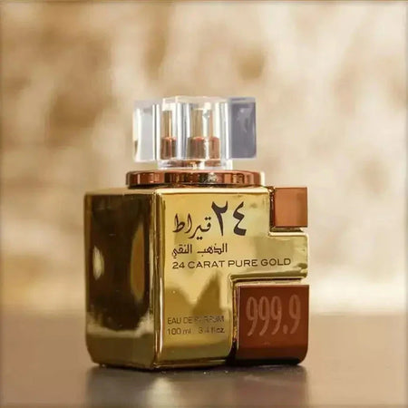 24 Carat Pure Gold Eau de Parfum 100ml Lattafa - Almanaar Islamic Store
