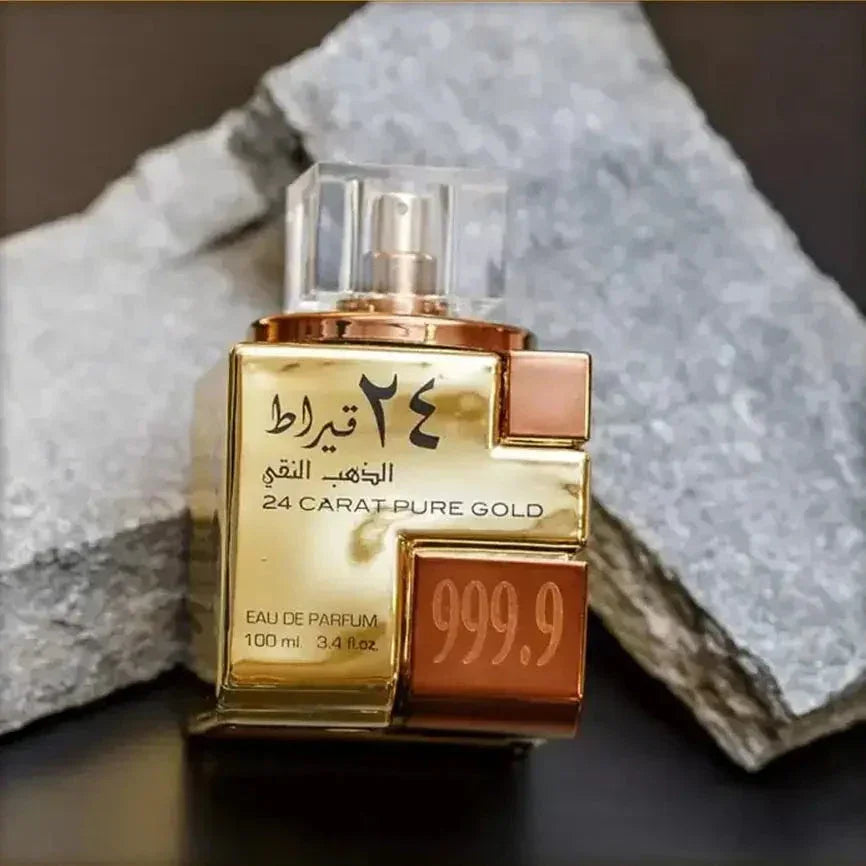 24 Carat Pure Gold Eau de Parfum 100ml Lattafa - Almanaar Islamic Store