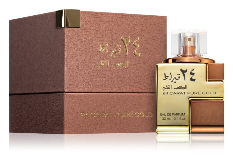 24 Carat Pure Gold Eau de Parfum 100ml Lattafa-almanaar Islamic Store