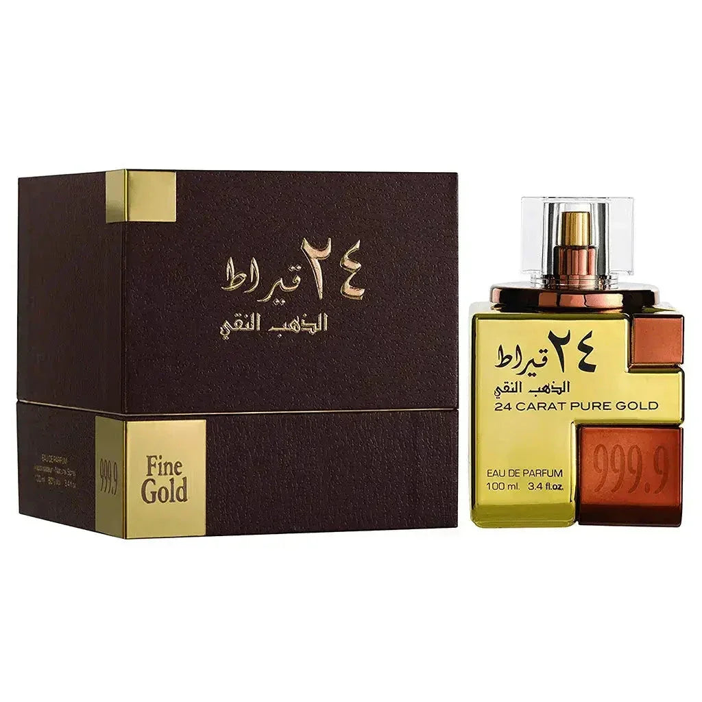 24 Carat Pure Gold Eau de Parfum 100ml Lattafa - Almanaar Islamic Store