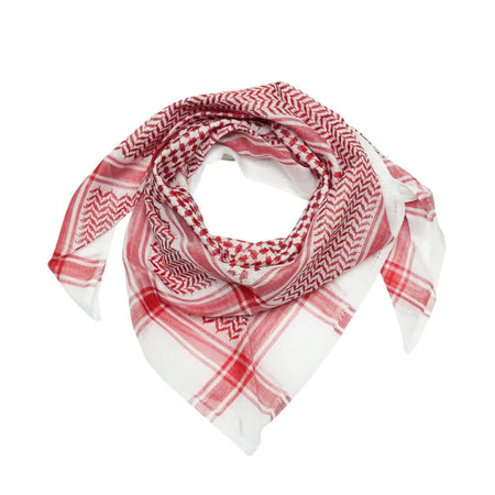 Arab Premium Shemagh Kids Scarf Red & White - almanaar Islamic Store