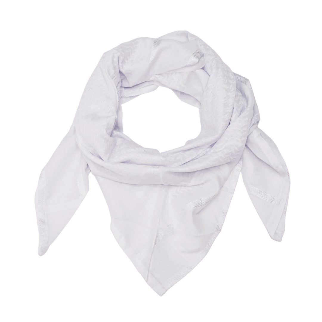 Arab Premium Shemagh Kids Scarf White - almanaar Islamic Store