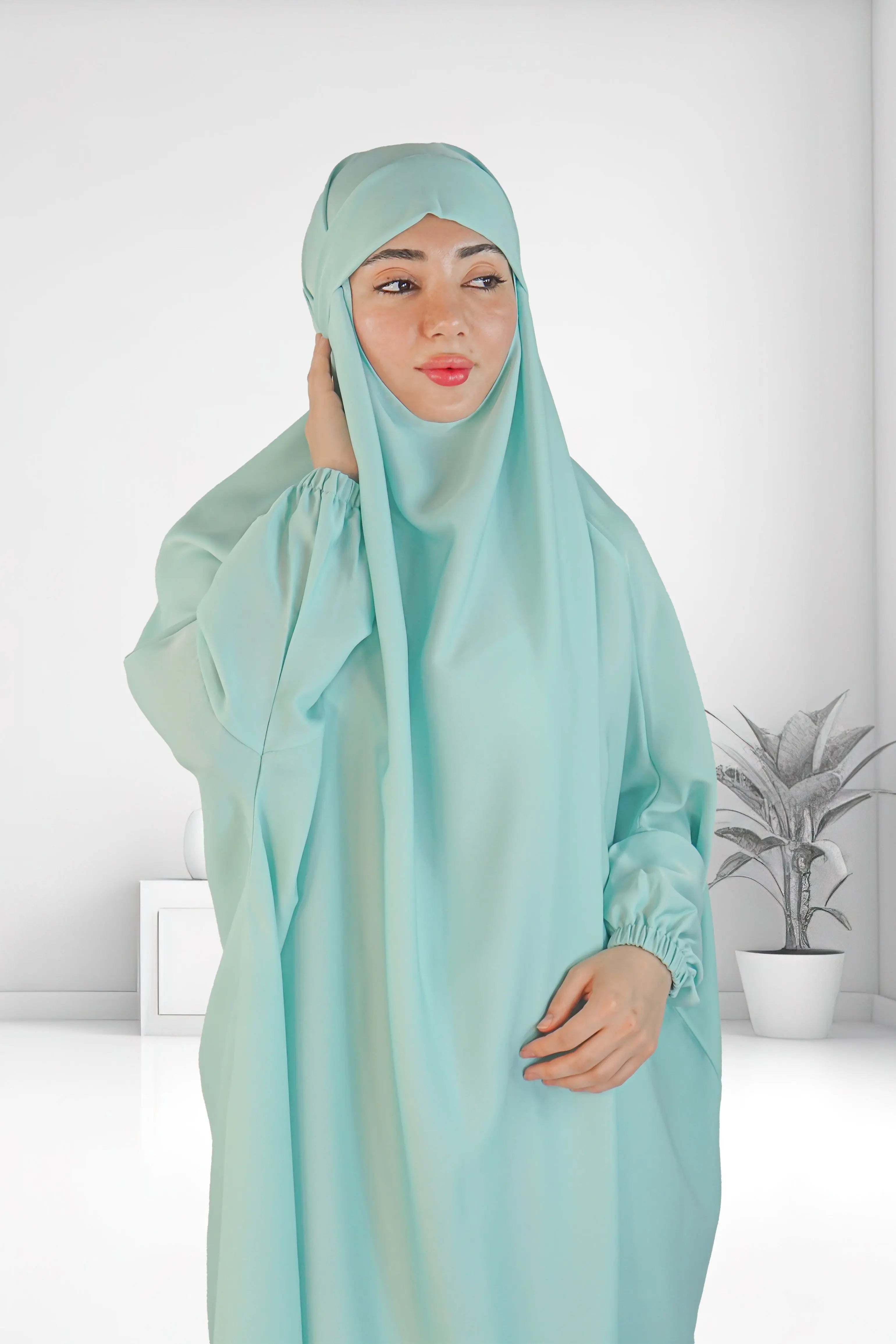 Premium Two Piece Jilbab Set Pestel almanaar Islamic Store