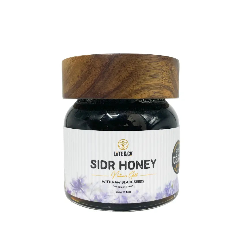 Pure Yemeni Sidr Honey with Raw Black Seed - almanaar Islamic Store