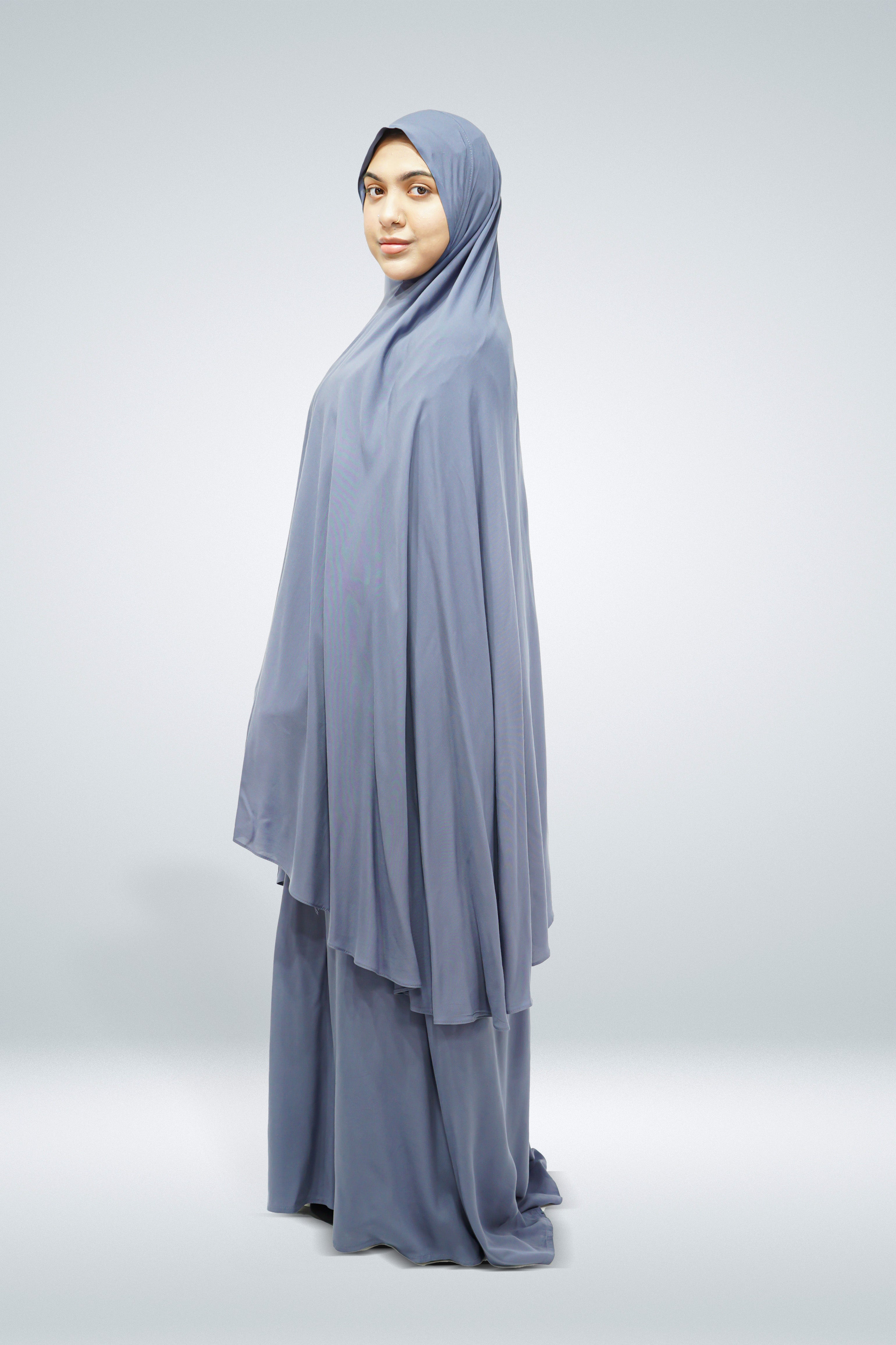 Hajj & Umrah Abaya Dark Grey - almanaar Islamic Store