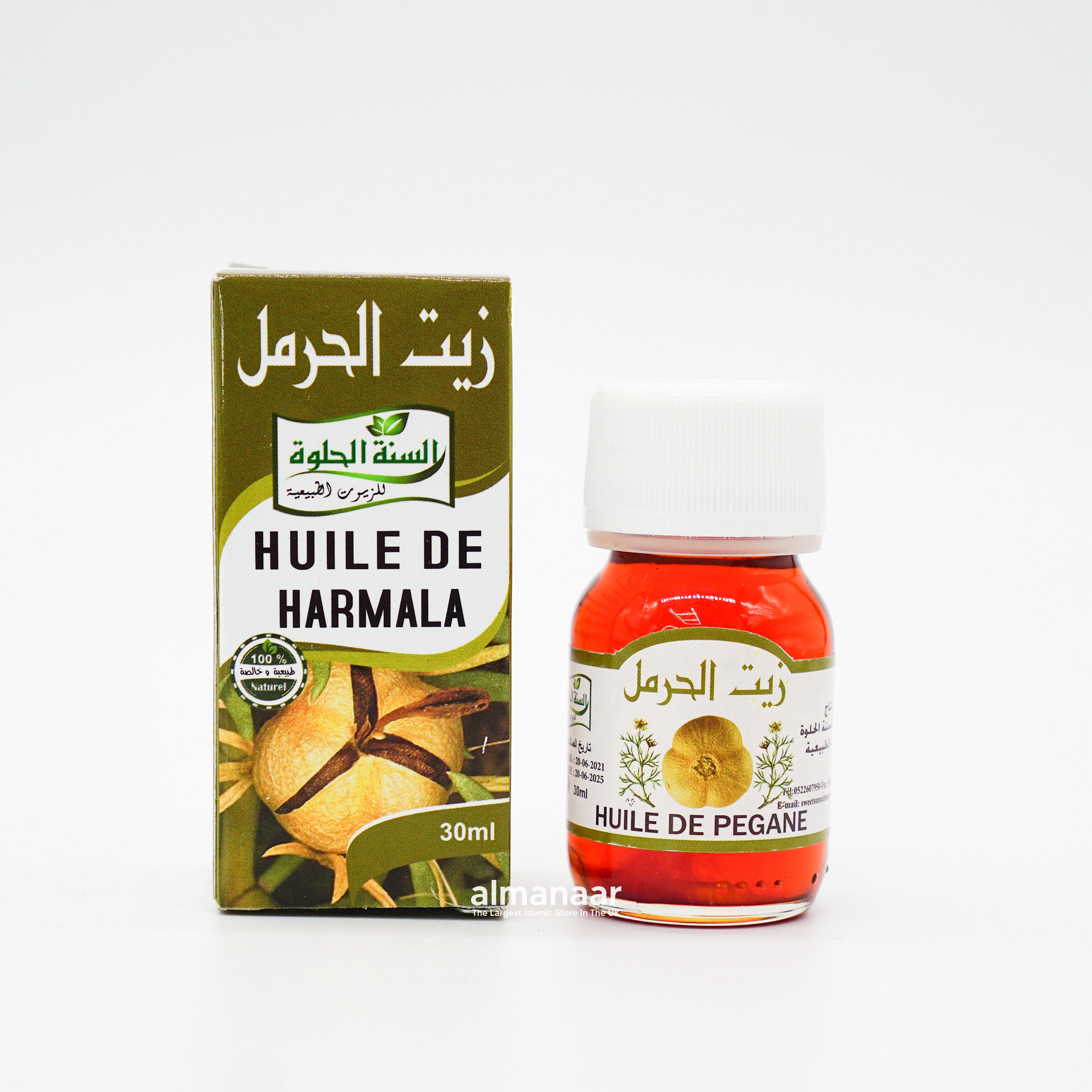 100% Natural Peganum Oil 30ml - almanaar Islamic Store