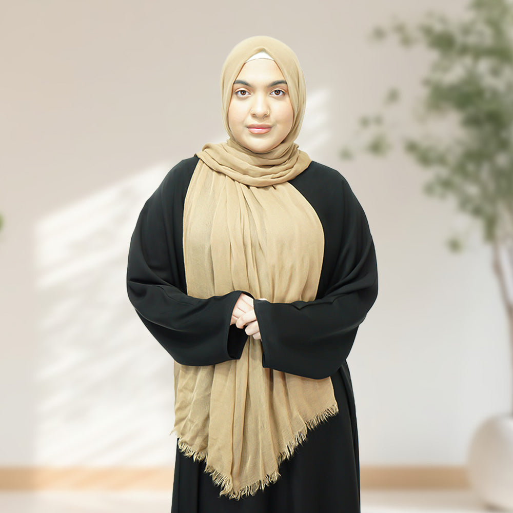 Rayon Hijab- Tan