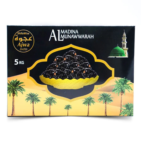 Premium Ajwa Dates From Al Madinah Al Munawwarah 5-KG ShifaWise