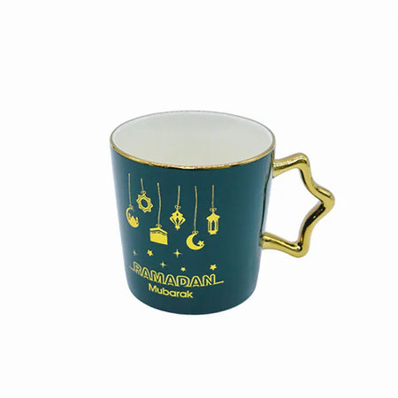 Ramadan Mubarak Ceramic Cup – Green China