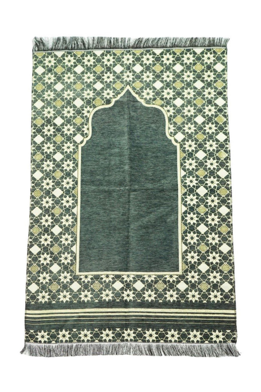 Super Soft Islamic Prayer Mat Mihrab Design Jannamaz Musallah Turkish - almanaar Islamic Store