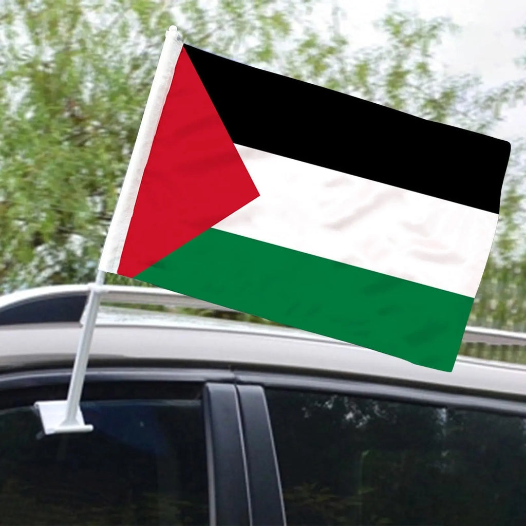 Palestine Car Flag Window Clip Flag 49x45cm - almanaar Islamic Store