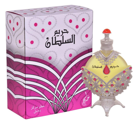 Hareem Al Sultan  Silver Perfume Oil 35ml Khaldaj
