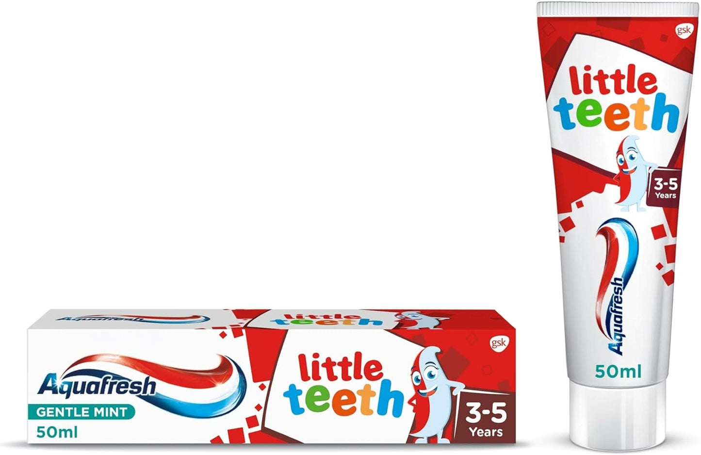Aquafresh Kids Toothpaste Little Teeth 3-5 Years 50 ml