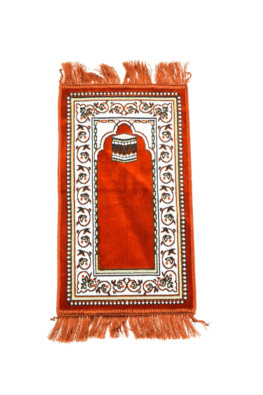 Kids Muslim Prayer Mat (Tangerine) - almanaar Islamic Store