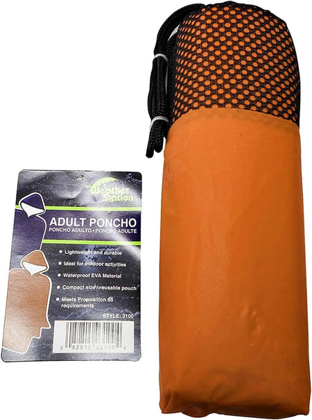 The Weather Station Adult Poncho 1 Pack - almanaar Islamic Store