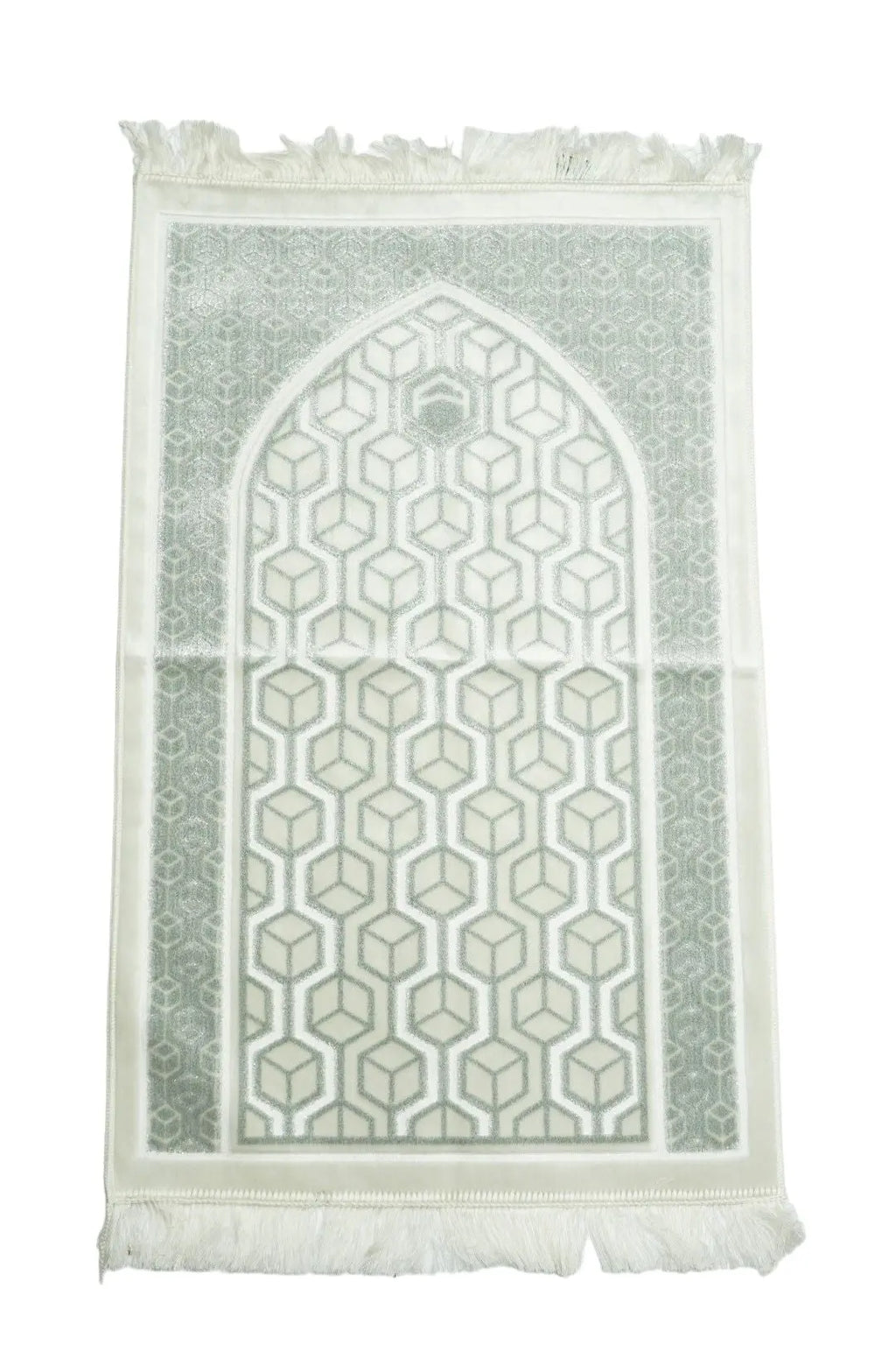 Soft Glittery Velvet Prayer Mat - almanaar Islamic Store