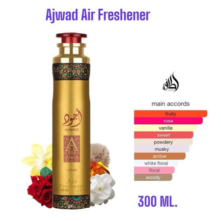 Ajwad 300ml Air Freshener by Lattafa.|almanaar Islamic Store