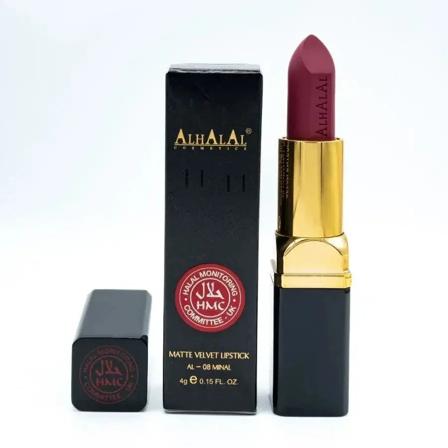 Matte Velvet Lipstick – AL-08 Minal (Halal Certified) - almanaar Islamic Store