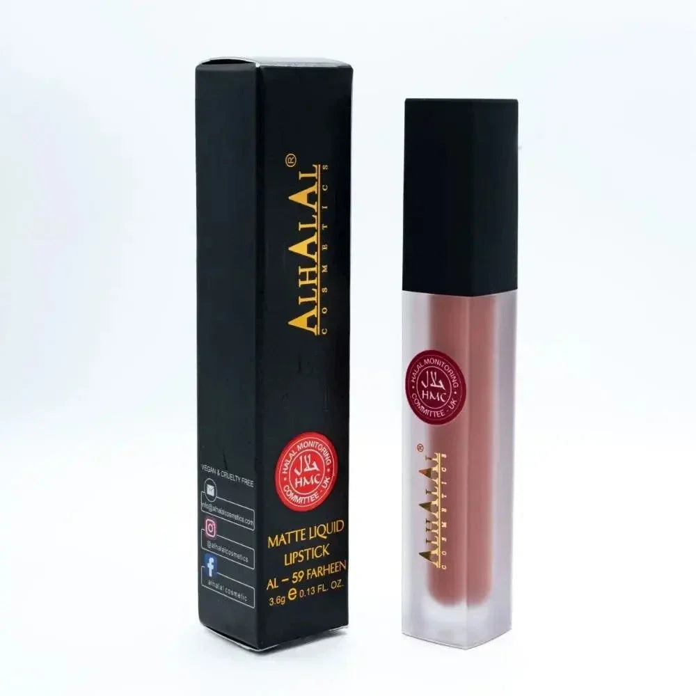 Liquid Matte Lipstick – AL-59 Farheen (Halal) - almanaar Islamic Store