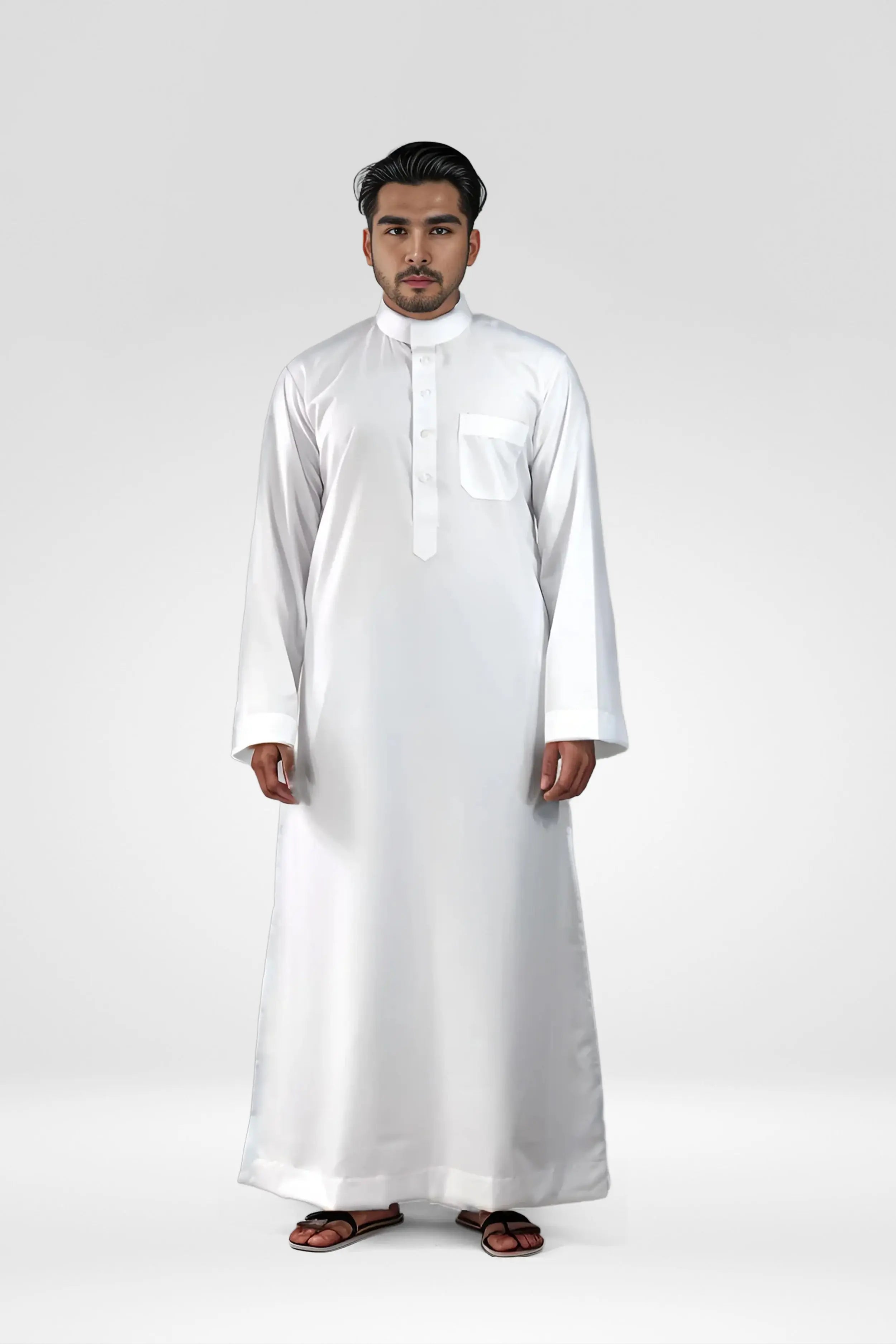 Al Aseel Premium Saudi Thobe With Collar - ORIGINAL Al Aseel