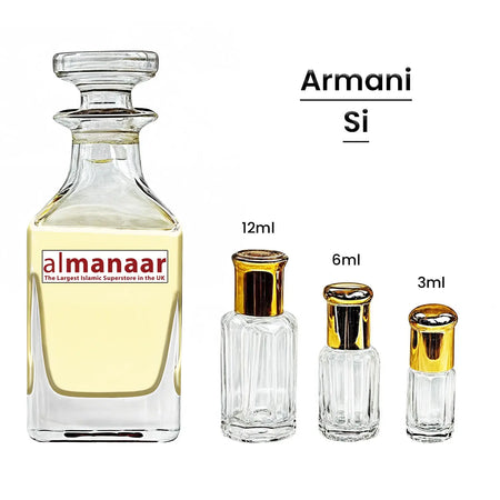 Armani SI Concentrated Perfume Oil By Almanaar - almanaar Islamic Store