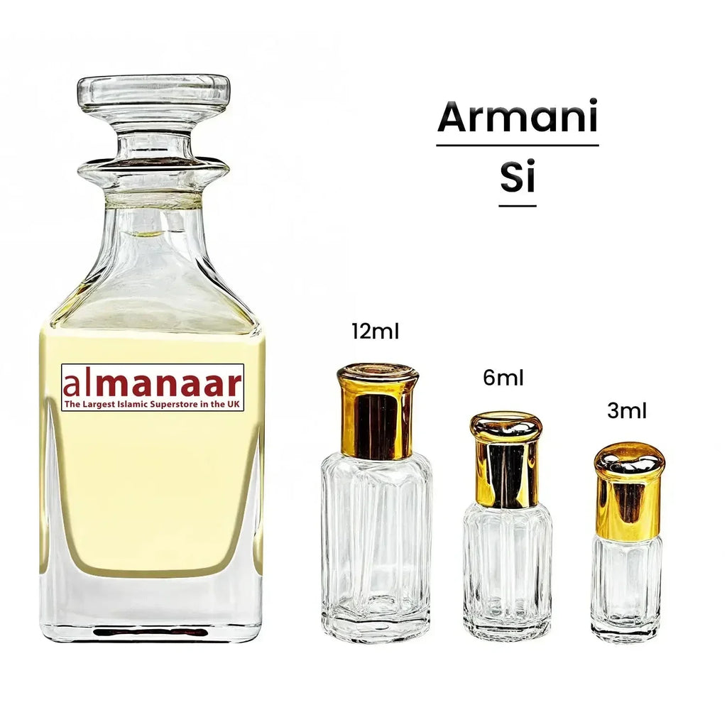 Armani SI Concentrated Perfume Oil By Almanaar - almanaar Islamic Store