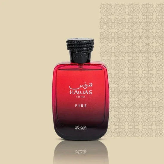 Hawas FIRE (for him) Eau De Parfum 100ml by Rasasi - almanaar Islamic Store
