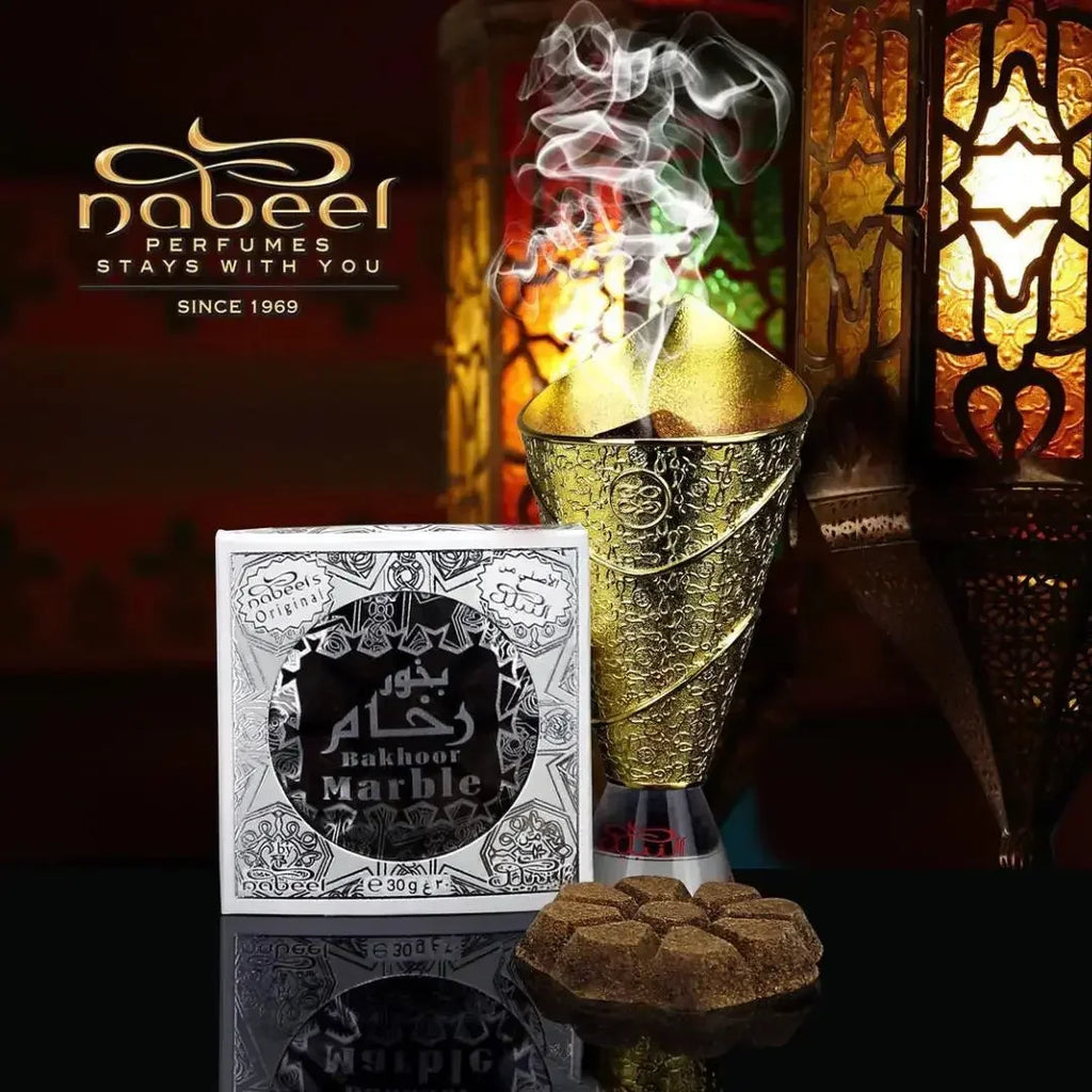 Bakhoor Marble 30gm Incense Bar by Nabeel - almanaar Islamic Store