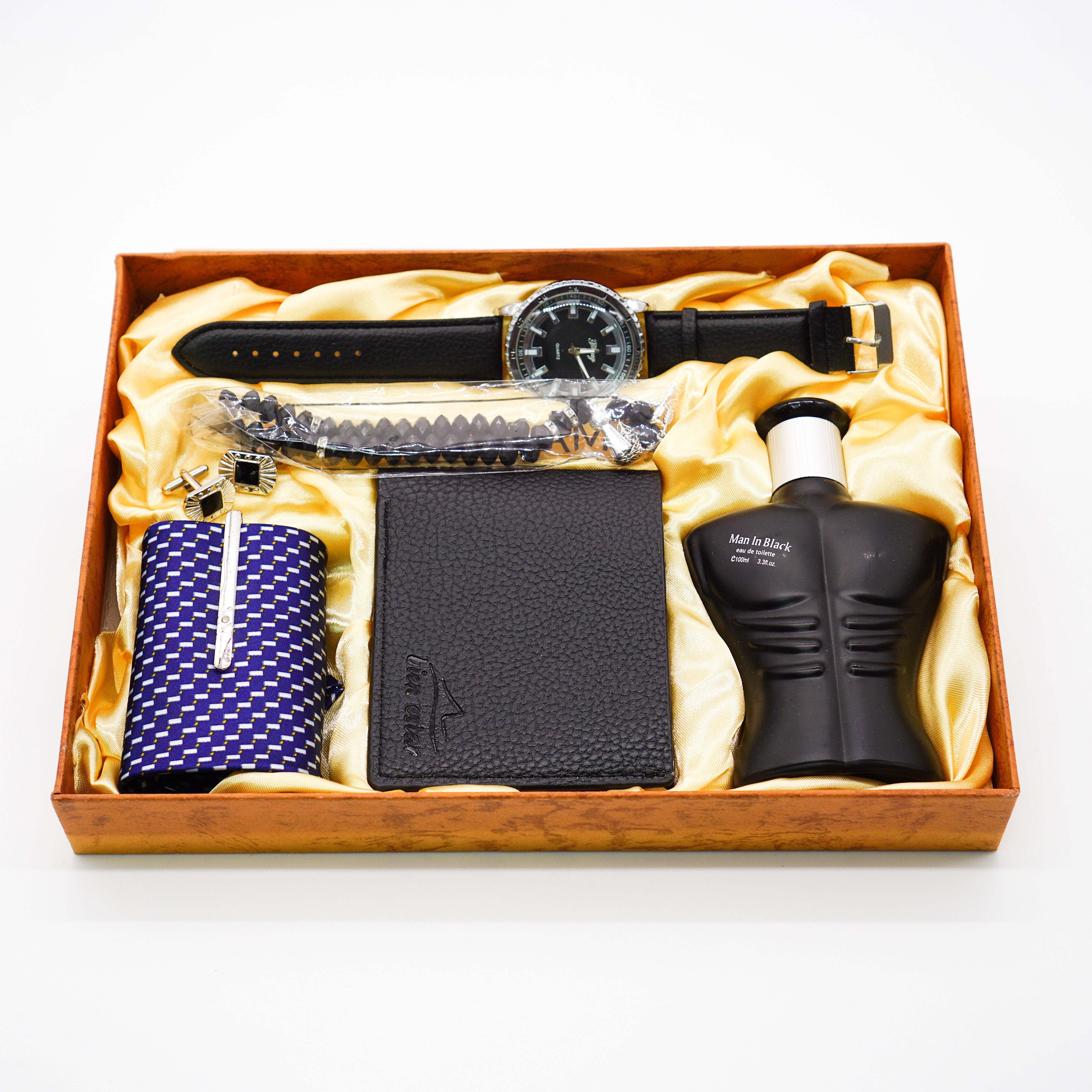 Men's Watch, Perfume & Wallet Gift Set - almanaar Islamic Store