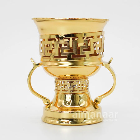 Arabian Style Incense Burner Gold and Silver - almanaar Islamic Store