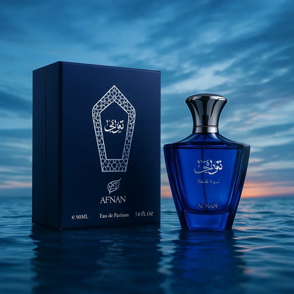 Turathi blue Eau De Parfum 90ml by Afnan - almanaar Islamic Store