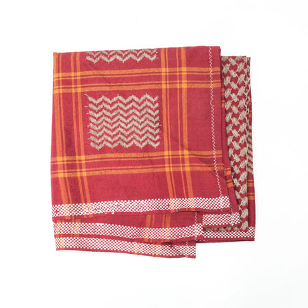 Arab Premium Shemagh Kids Scarf Red - almanaar Islamic Store