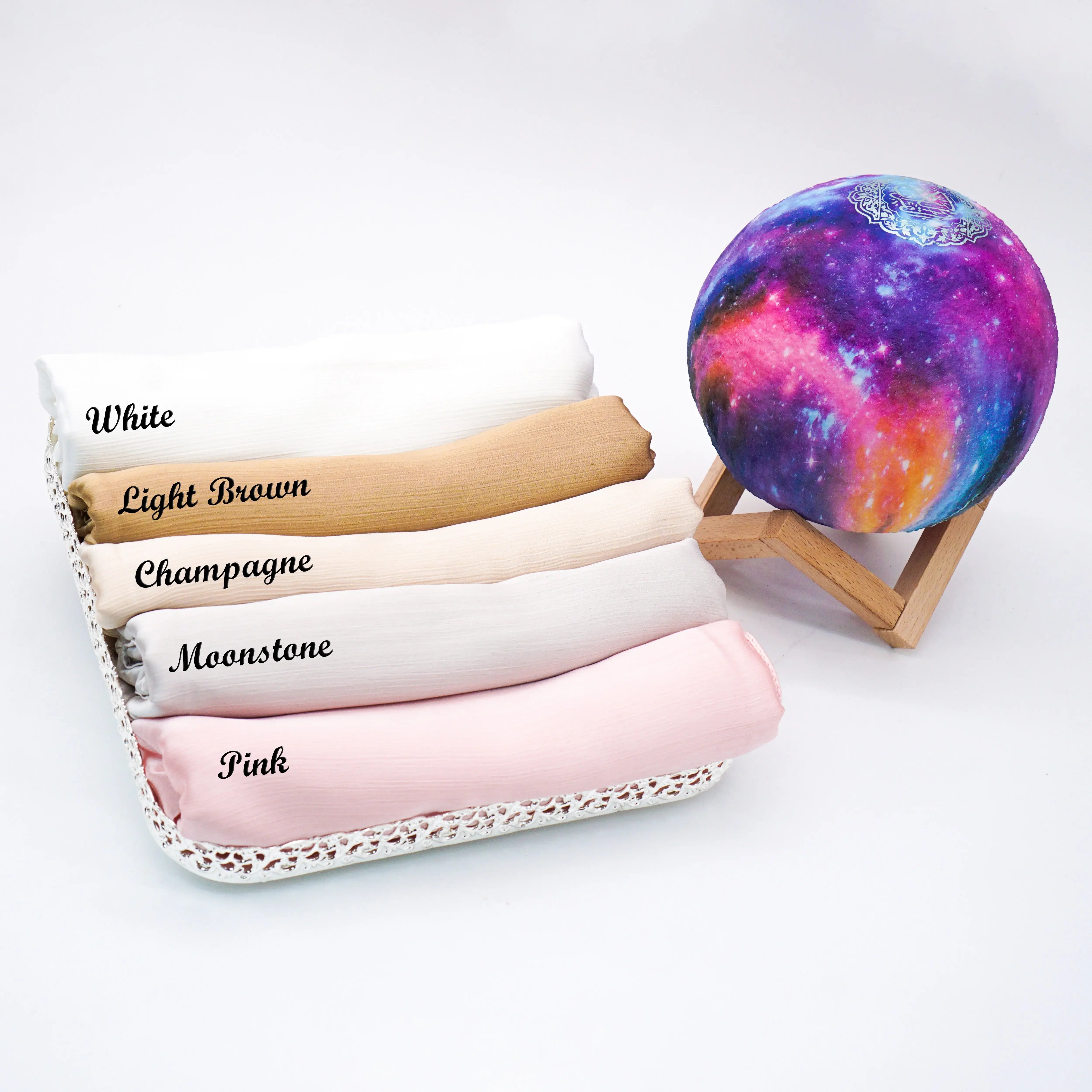 Pink Satin Hijab - almanaar Islamic Store