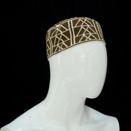 Men's Luxury Solid Prayer Hat | Kufi - almanaar Islamic Store