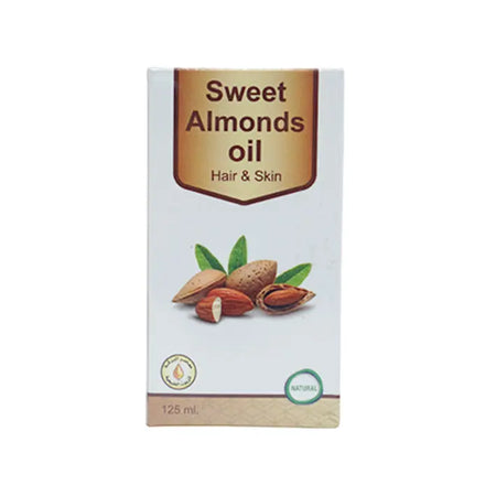 100% Pure Natural Sweet Almond Oil for Hair & Skin - 125ml almanaar Islamic Store