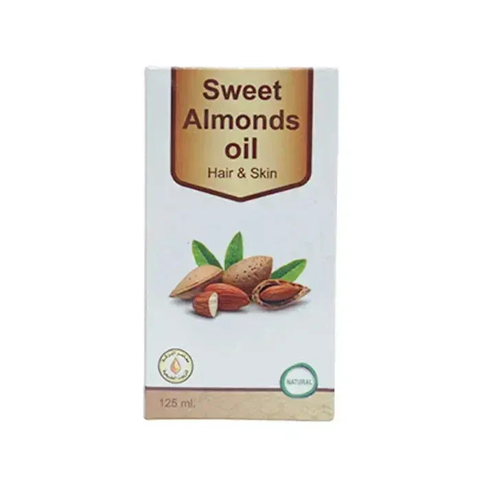 100% Pure Natural Sweet Almond Oil for Hair & Skin - 125ml - almanaar Islamic Store